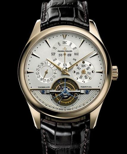 Replica Jaeger Lecoultre Master Grande Tradition Tourbillon à Quantième Perpétuel Q500142A Yellow gold Watch