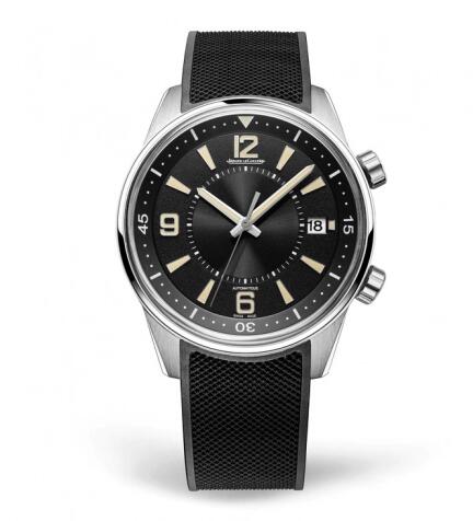 Jaeger-LeCoultre Polaris Automatic Date Stainless Steel Black Rubber Replica Watch Q906867J