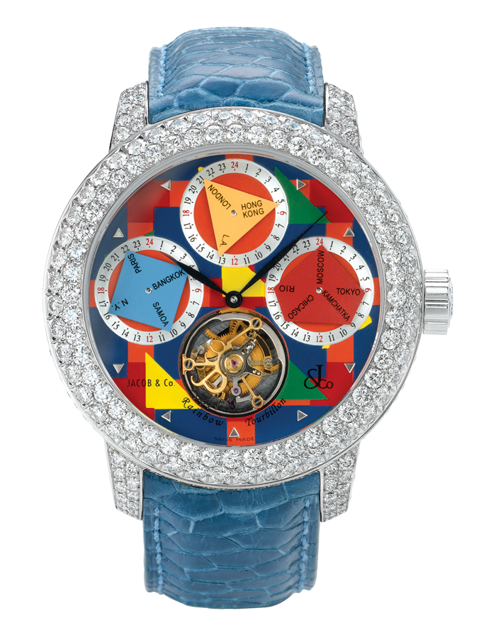 Jacob & Co. The Rainbow Tourbillon R1WGDC Replica Watch