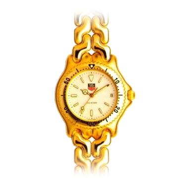 TAG Heuer S/EL Quartz Goldplated Cream Bracelet Replica Watch S94.706M