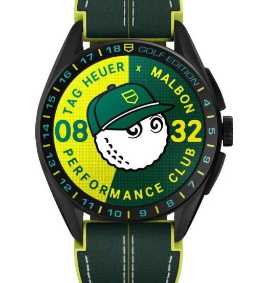 TAG HEUER Connected Calibre E4 45MM X Malbon Golf Edition Replica Watch SBR8A85.EB0338