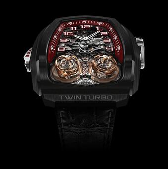 Jacob & Co. Twin Turbo Black DLC TT100.21.NS.NK.A Replica Watch