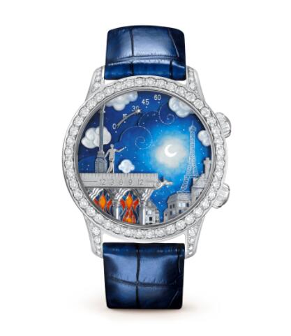 Replica Van Cleef & Arpels Midnight Poetic Wish Watch VCARO30M00