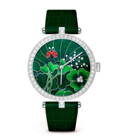 Replica Van Cleef & Arpels Lady Arpels Day and Night Coccinelles Watch VCARO4JB00