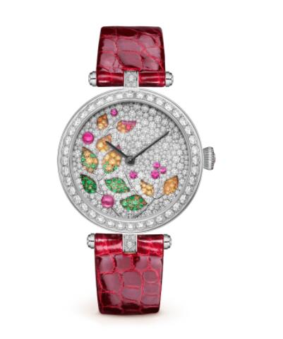 Replica Van Cleef & Arpels Lady Jour des Fleurs Watch VCARO8O000