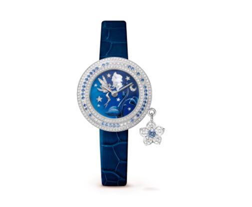 Replica Van Cleef & Arpels Charms Extraordinaire Fée Rose de Nuit Watch VCARO8QE00