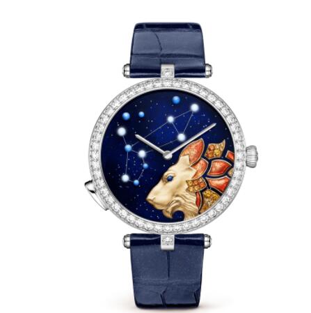 Replica Van Cleef & Arpels Lady Arpels Zodiac Lumineux Leo watch VCARO8TQ00