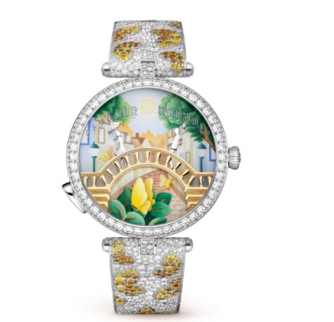 Replica Van Cleef & Arpels Lady Arpels Pont des Amoureux Été watch VCARO8U100