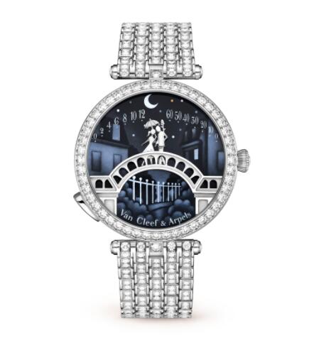 Replica Van Cleef & Arpels Lady Arpels Pont des Amoureux watch VCARO90900