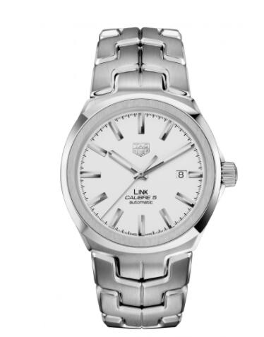 Replica TAG Heuer Link Calibre 5 41 Stainless Steel Silver Bracelet Watch WBC2111.BA0603