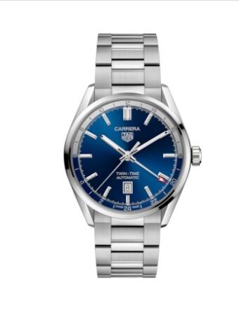 TAG Heuer Carrera Twin-Time Calibre 7 Automatic GMT Men 41 mm Replica Watch WBN201A.BA0640