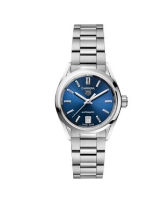 Replica TAG Heuer Carrera Automatic 29 Stainless Steel Blue Bracelet Watch WBN2411.BA0621