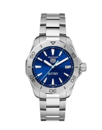 TAG Heuer Aquaracer Professional 200 Solargraph 40 Stainless Steel Blue Replica Watch WBP1113.BA0000