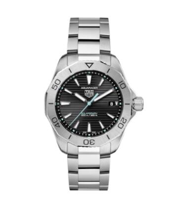 TAG Heuer Aquaracer Professional 200 Solargraph 40 Stainless Steel Black Replica Watch WBP1114.BA0000