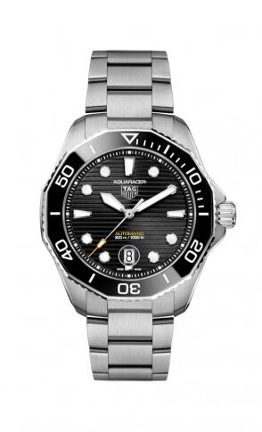 TAG Heuer Aquaracer Professional 300 43 Stainless Steel Black Replica Watch WBP201A.BA0632