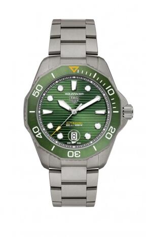 TAG Heuer Aquaracer Professional 300 43 Titanium Green Replica Watch WBP208B.BF0631