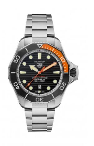 TAG Heuer Aquaracer Professional 1000 Titanium Black Bracelet Replica Watch WBP5A8A.BF0619